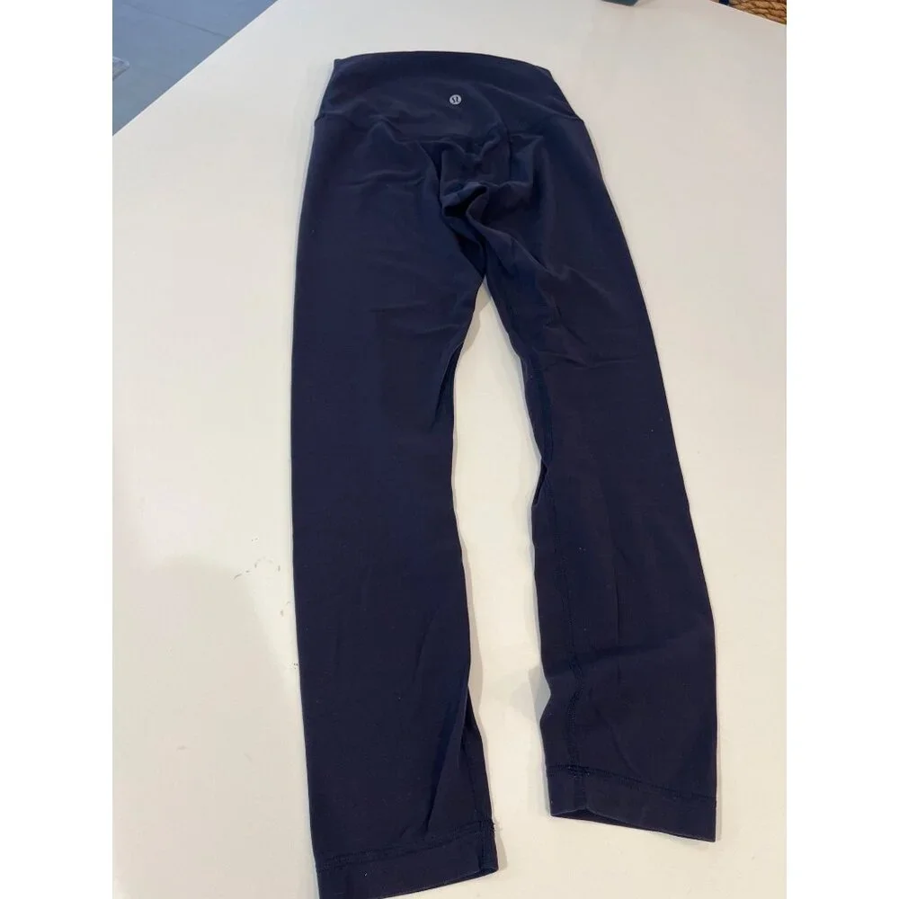 Lululemon High-Waisted Navy Blue Align Leggings Yoga Pants Womens Size S - Picture 8 of 9